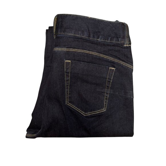 NWT Boston Proper Plus Size Straight Leg Jeans Womens 16 33 Dark Wash Pockets - Picture 1 of 8